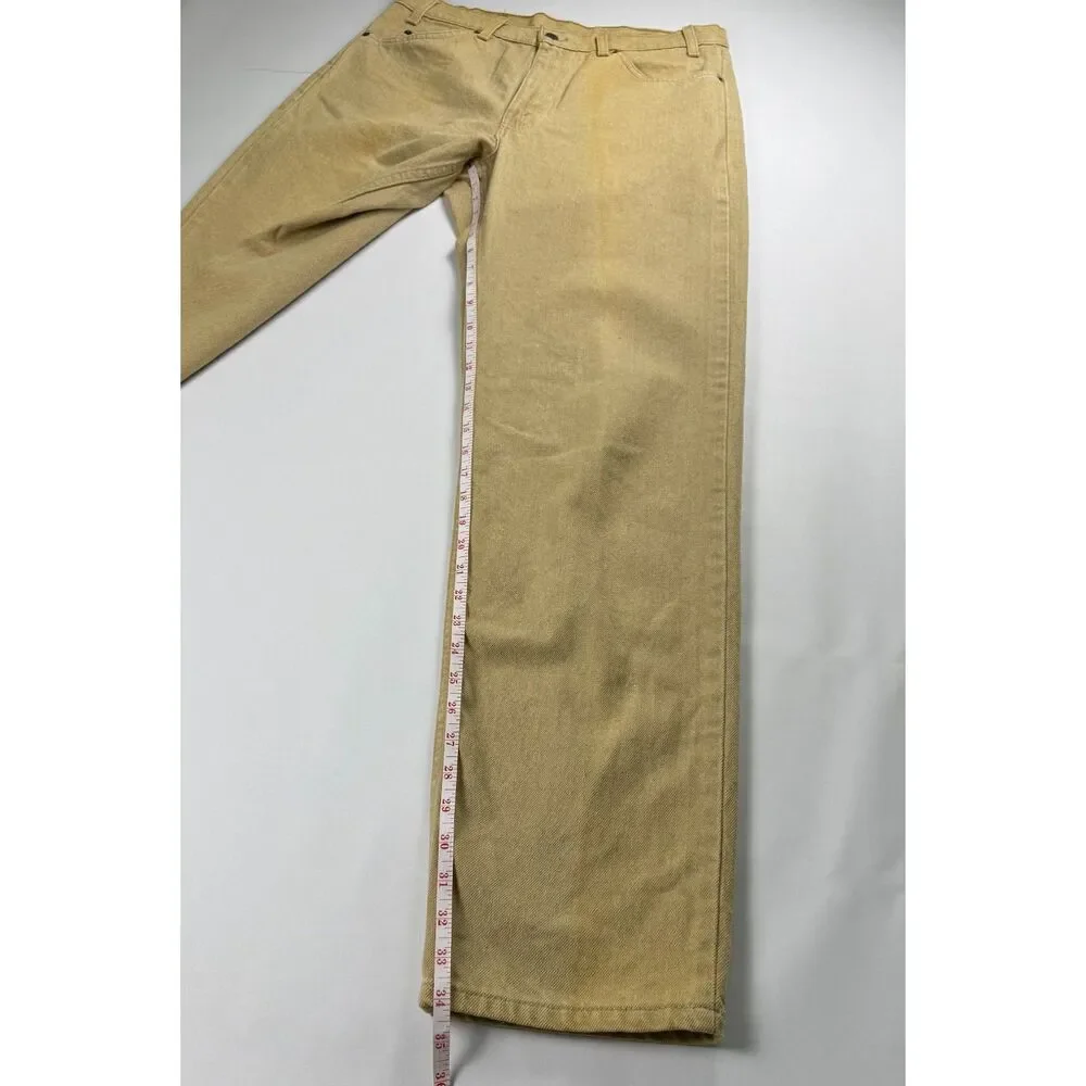 Levi’s Orange Tab 550 Vintage Tan Jeans 1990s Relaxed Fit Size 34x34 NWOT